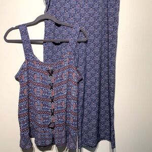 Wide-leg pants & matching top sz.13